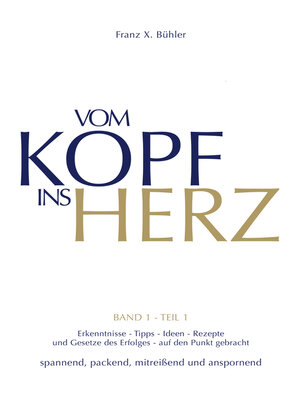 cover image of Vom Kopf ins Herz